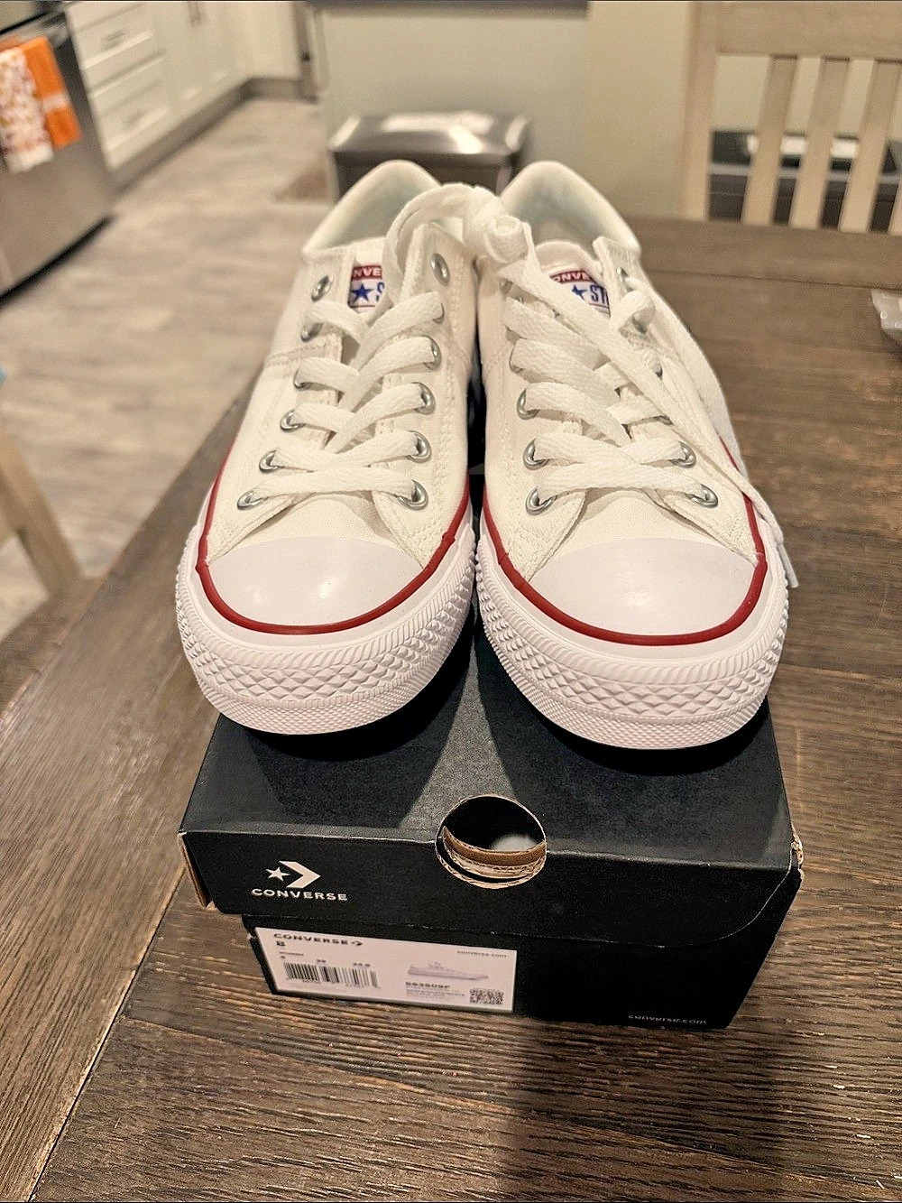Converse Chuck Taylor All Star Madison Ox White Sneakers US 8
